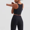 Private label woman ribbed tank top crop top manufacture - Image 9