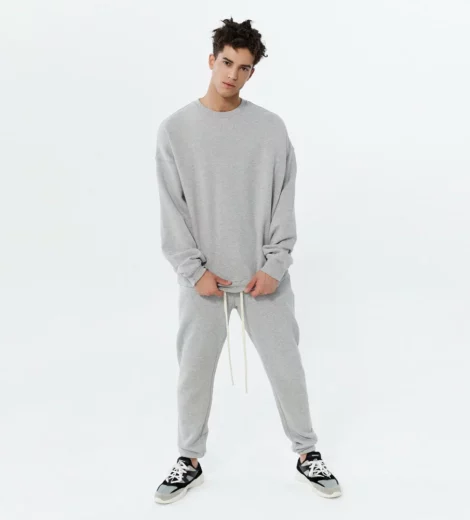 Man cotton french terry sweatsuit