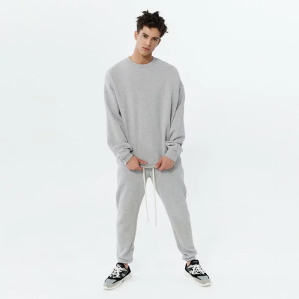 Man cotton french terry sweatsuit