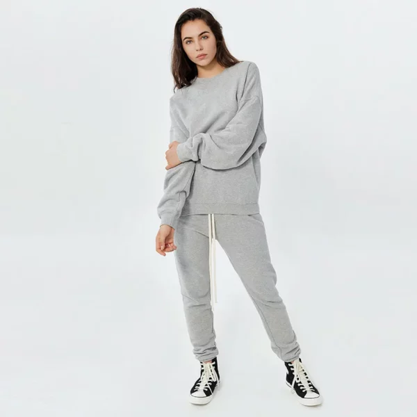 Customized womens fleece sweatsuit