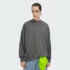 Crew neck boxy vintage sweatshirt wholesale - Image 2