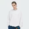 Crew neck boxy vintage sweatshirt wholesale - Image 6