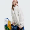 Custom cotton turtle neck sweatshirt unisex - Image 3