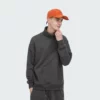 Mens turtle neck fleece sweatshirt with your design - Image 8