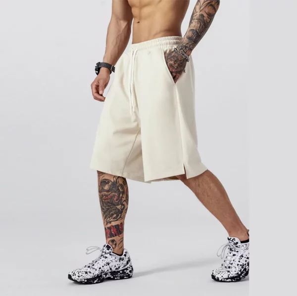 Private label boxy cotton shorts for man