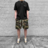 Custom mens camo shorts with cargo pockets - Image 6