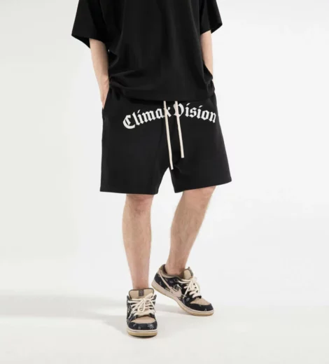 Custom mens shorts with front logo
