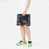 Custom sublimation printing bandana shorts for man - Image 4