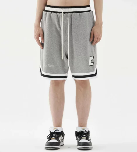 Contrast trim basketball shorts wholesale