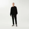Custom mens loose fit fleece sweatshirt - Image 5