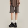 Mens heavyweigt loose fit french terry board shorts - Image 6
