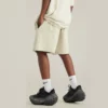 Mens heavyweigt loose fit french terry board shorts - Image 12