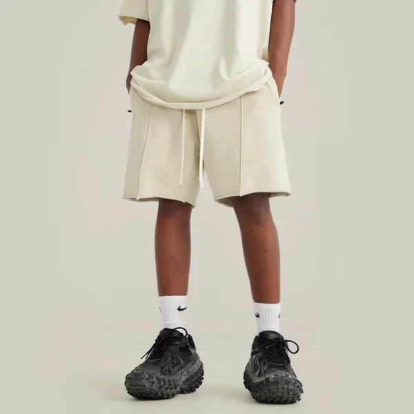 Mens heavyweigt loose fit french terry board shorts
