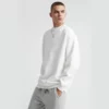 Unisex oversized fleece crew neck sweatshirt leisure wear - Image 6