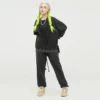Acid wash unisex couple sweatsuit set bulk sale - Image 4