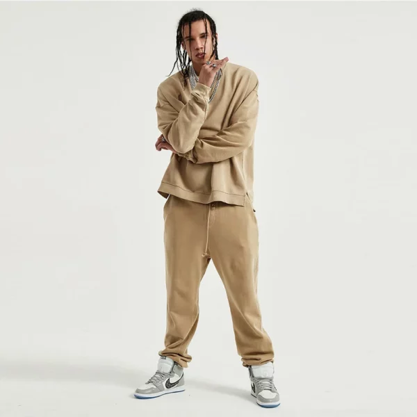 Mens vintage oversized sweatsuit wholesale China