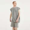 Mens summer set cap sleeve tank top set - Image 2