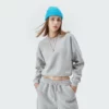 Heavyweight fleece crew neck sweatshirt jumper manufacture - Image 10