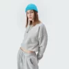 Heavyweight fleece crew neck sweatshirt jumper manufacture - Image 9