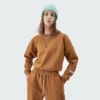 Heavyweight fleece crew neck sweatshirt jumper manufacture - Image 6