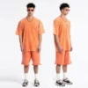 mens stone wash vinatge short twin set - Image 2