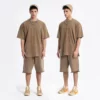 mens stone wash vinatge short twin set - Image 8