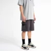 mens loose fit knee length shorts with cargo pockets wholesale - Image 4