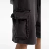 mens loose fit knee length shorts with cargo pockets wholesale - Image 5