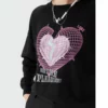 Custom silk screen printing cropped crew neck jumpers for woman - Image 9