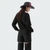 Custom silk screen printing cropped crew neck jumpers for woman - Image 7