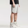 Vintage wash men cut and sew sweat shorts - Image 6