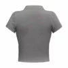 Your own label v neck crop rib polo - Image 10