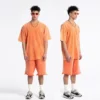 Raglan sleeve t-shirt with shorts twin set wholesale China - Image 17