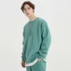 Mens custom loose fit drop shoulder sweatsuit - Image 9
