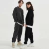 Custom couple tracksuit unisex loose fit tracksuit - Image 4