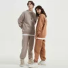Custom couple tracksuit unisex loose fit tracksuit - Image 7