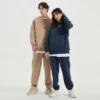 Custom couple tracksuit unisex loose fit tracksuit - Image 6