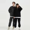Custom couple tracksuit unisex loose fit tracksuit - Image 5