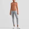 woman long sleeve slim fit thumb hole gym t-shirt - Image 7