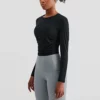 Woman tight fit OEM athletic long sleeve t-shirt - Image 9