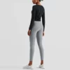 Woman tight fit OEM athletic long sleeve t-shirt - Image 8