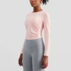 Woman tight fit OEM athletic long sleeve t-shirt - Image 2