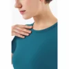 woman short sleeve workout slim fit gym t shirt bulk sale - Image 5