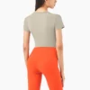 customized round neck crop top workout t-shirt - Image 6