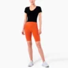 woman v neck slim fit cropped top manufacture - Image 4
