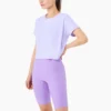ladies athletic cropped top sport boxy t-shirt factory - Image 8