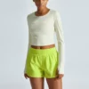 customized cropped long sleeve t-shit with thumb hole - Image 4