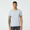 Man v neck bamboo t shirt wholesale - Image 6