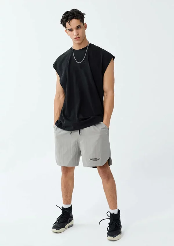 Latest mens cap sleeve cotton t shirt
