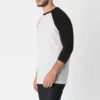 Heathered color baseball raglan 3/4 sleeve t shirt jersey - Image 5